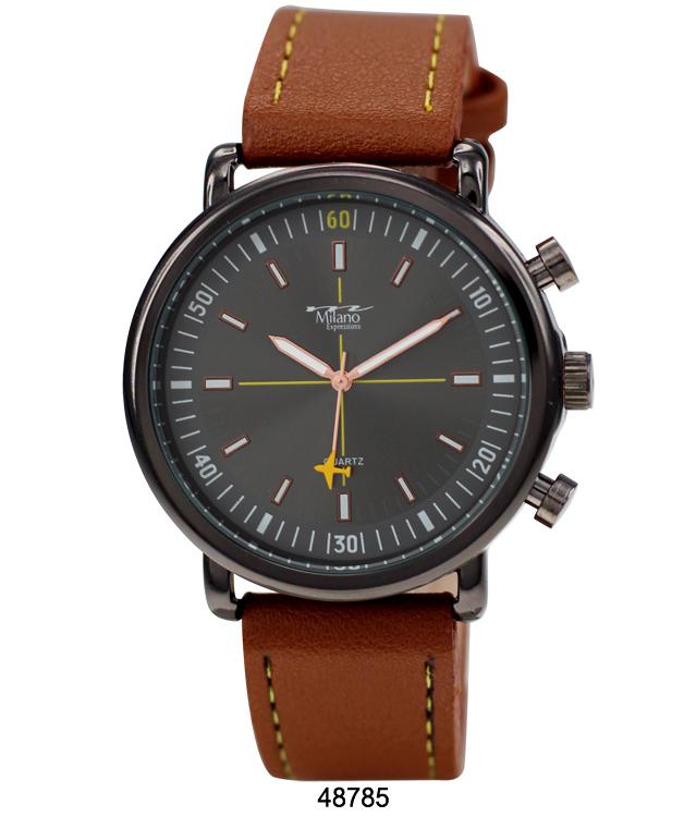 4878 -Faux Leather Band Watch