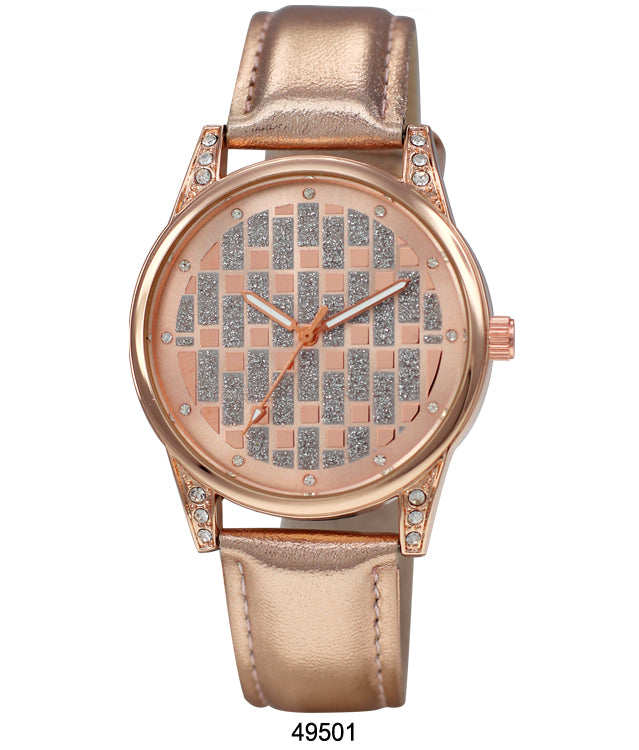 4950 - Faux Leather Band Watch