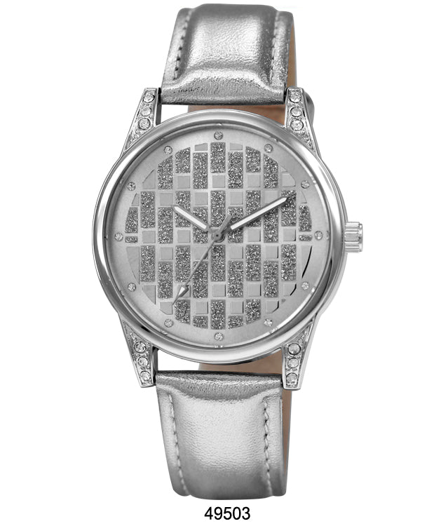 4950 - Faux Leather Band Watch