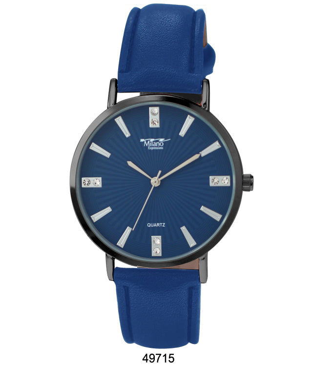 4971 -Faux Leather Band Watch