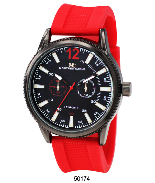 5017 - Reloj con correa de silicona