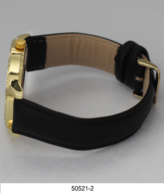 5052 - Reloj con correa de cuero vegano