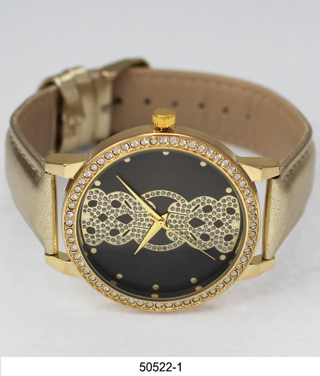 5052 - Reloj con correa de cuero vegano