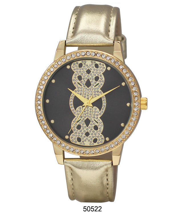 5052 - Reloj con correa de cuero vegano
