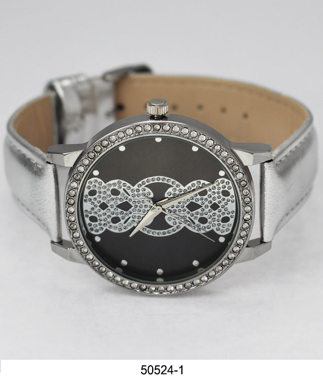 5052 - Reloj con correa de cuero vegano