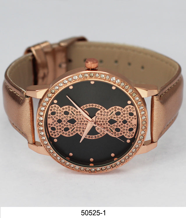 5052 - Reloj con correa de cuero vegano