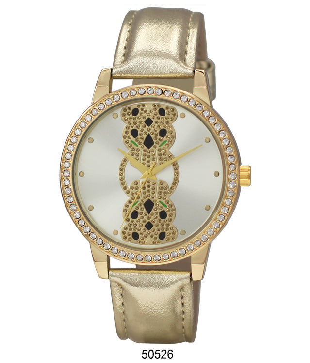 5052 - Reloj con correa de cuero vegano