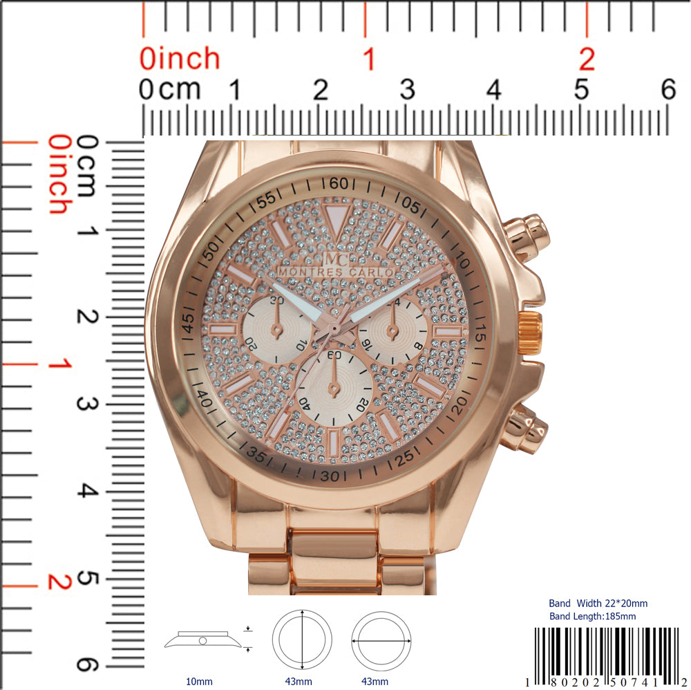 5074 - Reloj con correa de metal