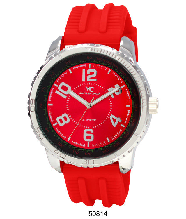 5081 - Reloj con correa de silicona