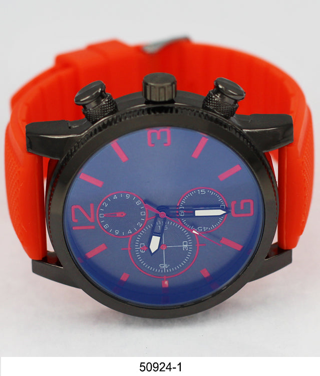 5092 - Reloj con correa de silicona preempaquetado