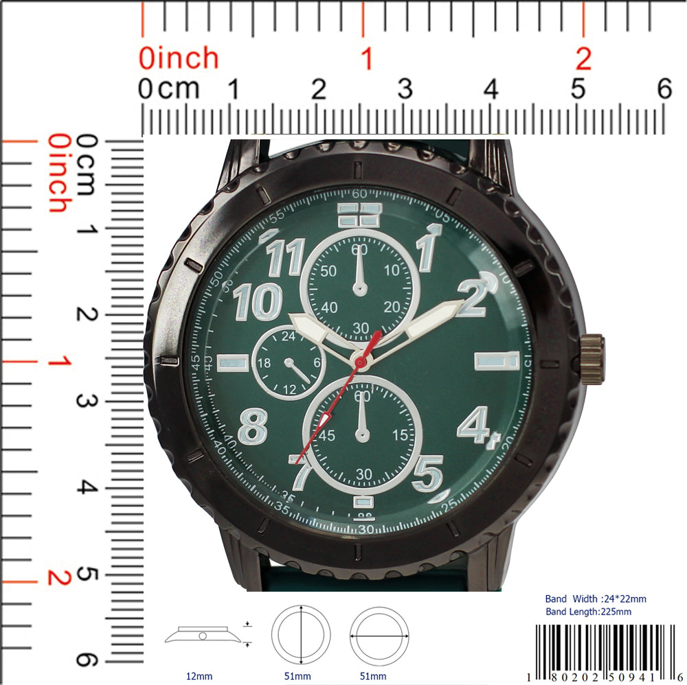 5094 - Prepacked Silicon Band Watch