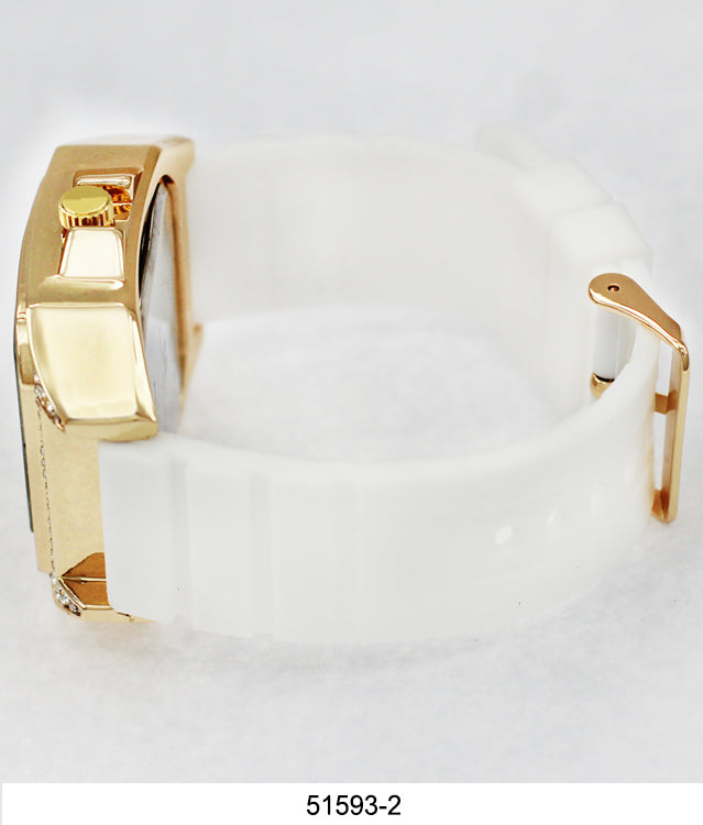 5159 - Reloj de silicona Iced Out