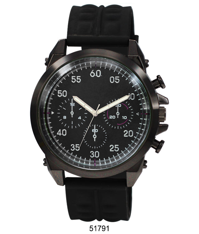 5179 - Reloj con correa de silicona preempaquetado