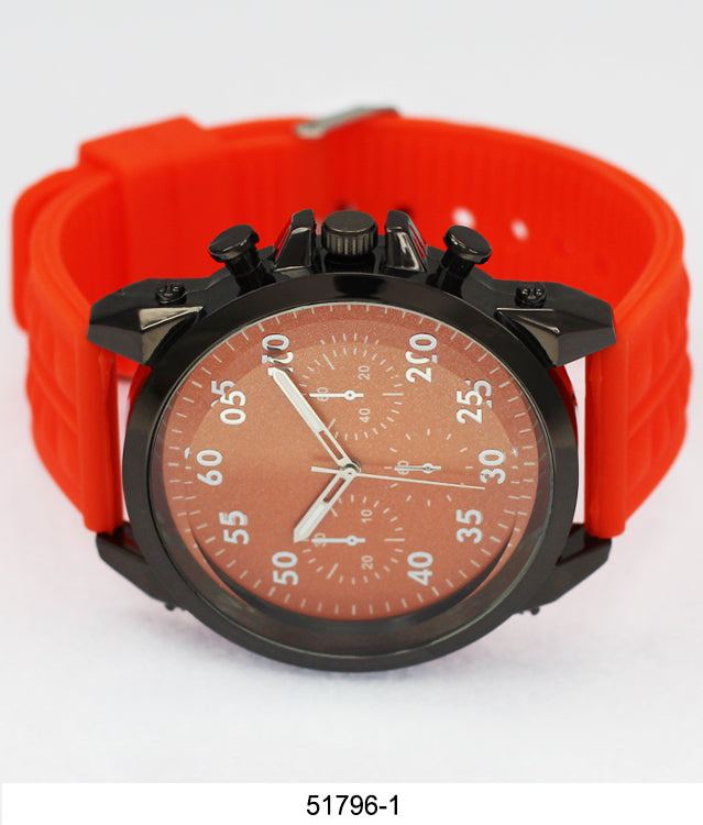 5179 - Reloj con correa de silicona preempaquetado