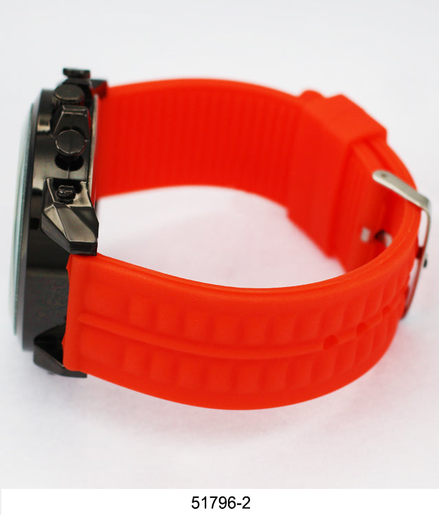 5179 - Reloj con correa de silicona preempaquetado