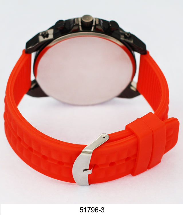 5179 - Reloj con correa de silicona preempaquetado