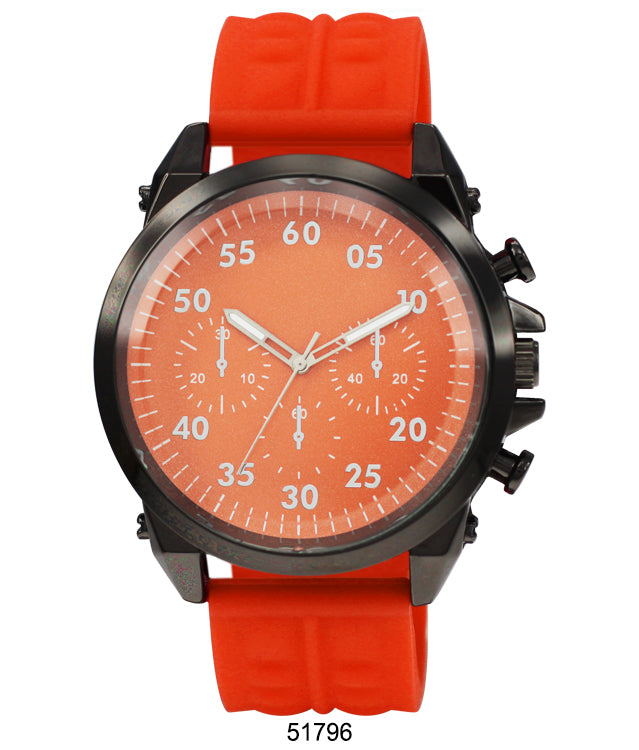 5179 - Reloj con correa de silicona preempaquetado