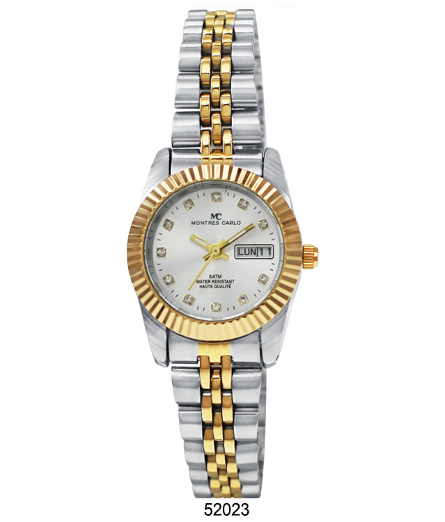 5201-5204 - Metal Band Day and Date Watch