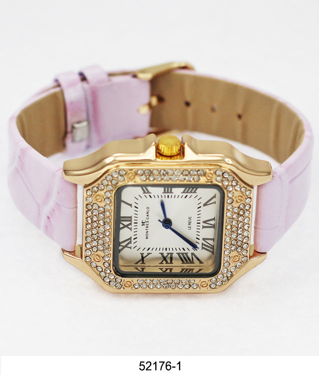 5217 - Reloj con correa de cuero vegano