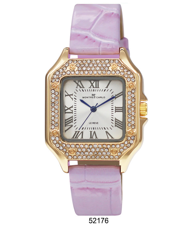 5217 - Reloj con correa de cuero vegano