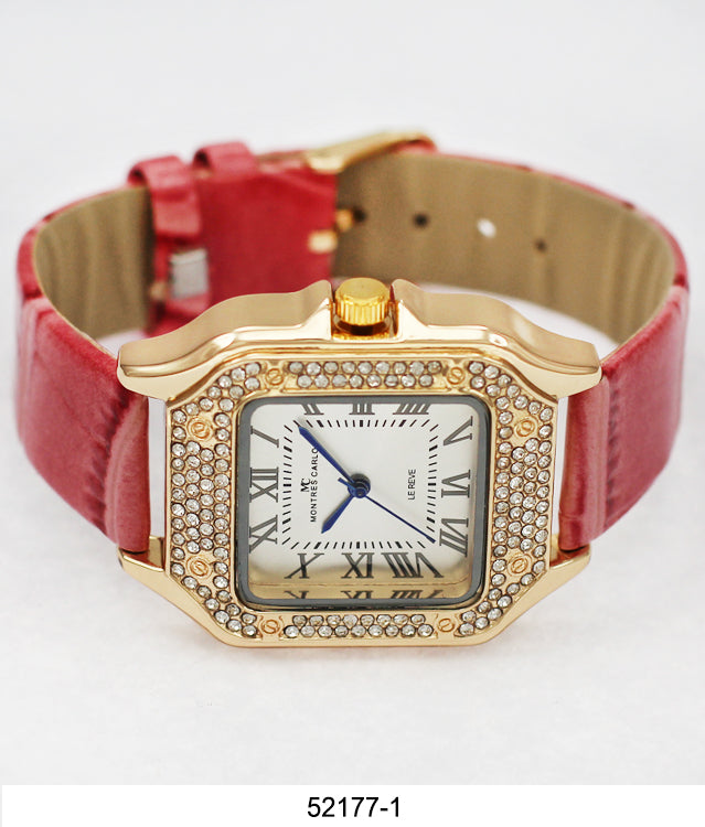 5217 - Reloj con correa de cuero vegano