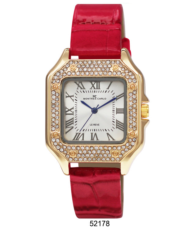 5217 - Reloj con correa de cuero vegano