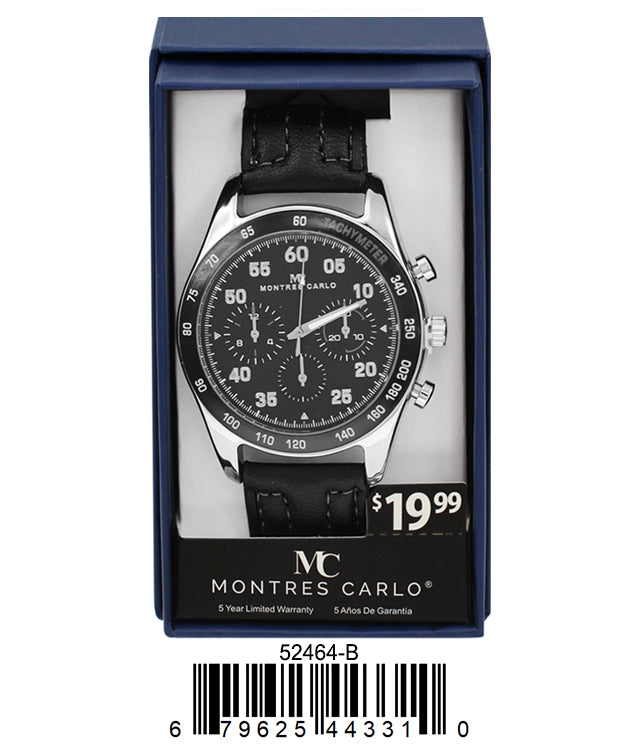 5246-B Faux Leather band watch Gift Box Edition