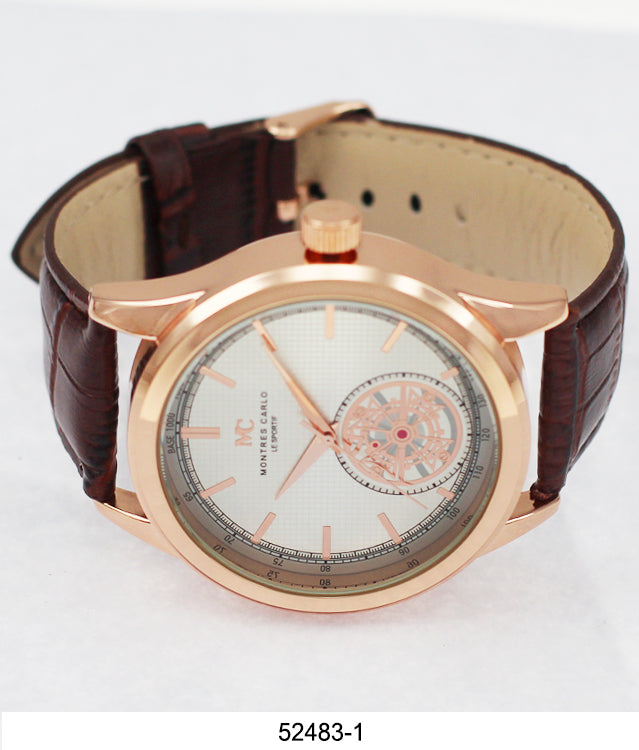 5248 - Reloj con correa de cuero vegano