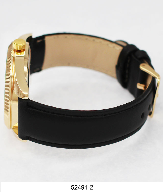 5249 - Reloj con correa de cuero vegano