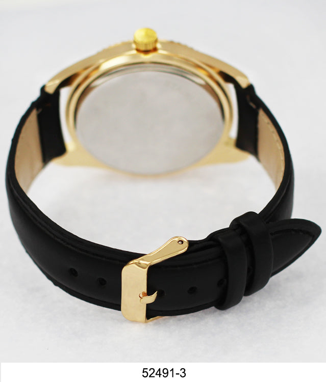 5249 - Reloj con correa de cuero vegano