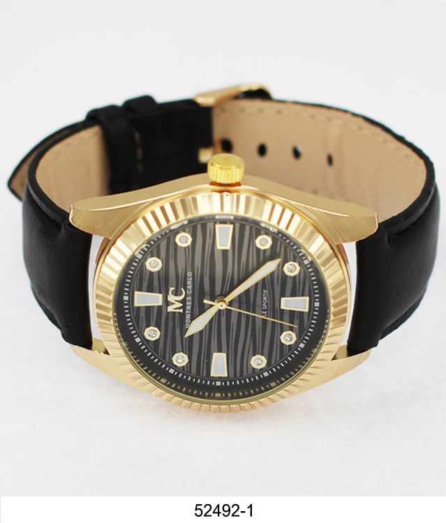 5249 - Reloj con correa de cuero vegano