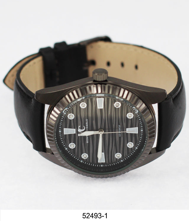 5249 - Reloj con correa de cuero vegano
