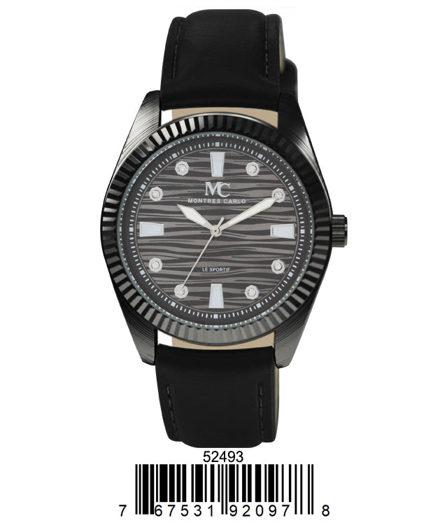 5249 - Reloj con correa de cuero vegano