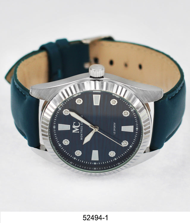 5249 - Reloj con correa de cuero vegano