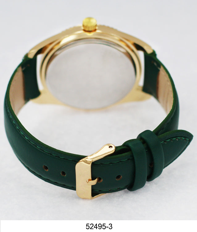 5249 - Reloj con correa de cuero vegano