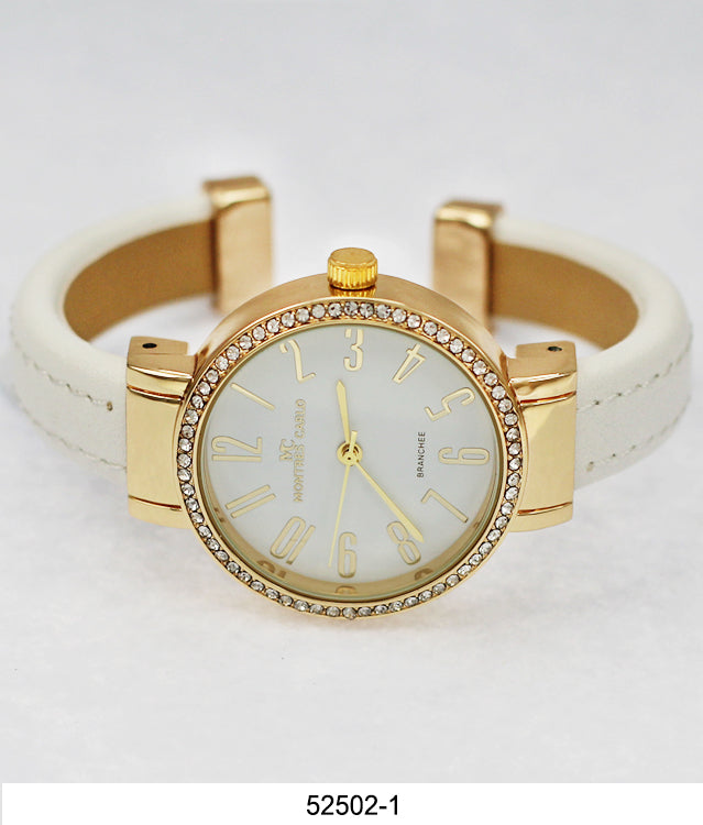 5250 - Reloj con brazalete de cuero