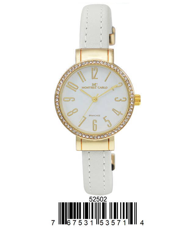 5250 - Reloj con brazalete de cuero