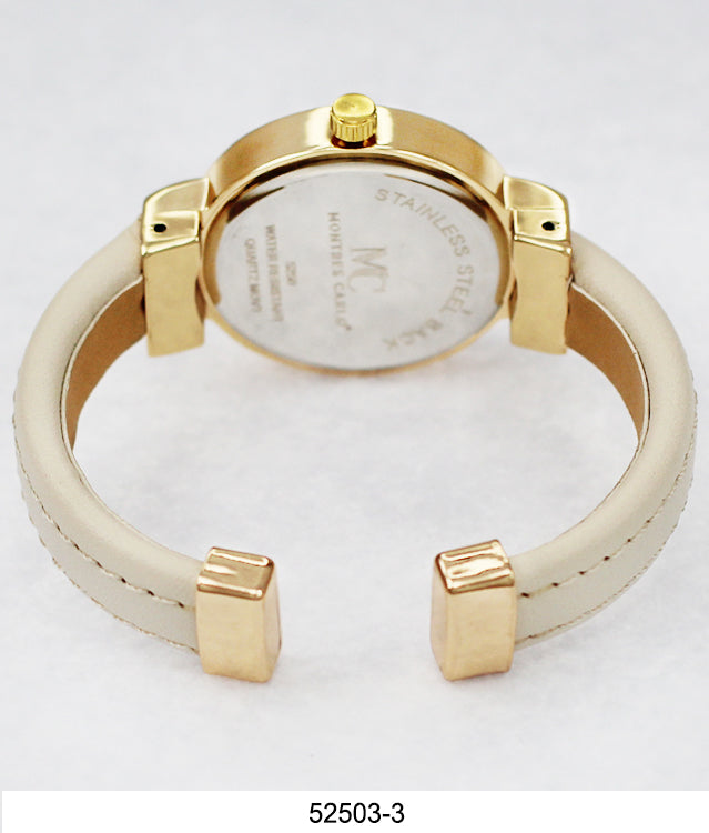 5250 - Reloj con brazalete de cuero