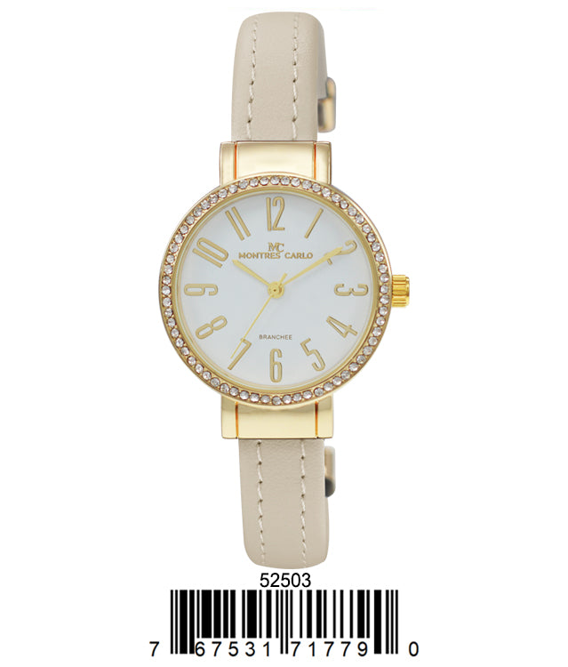 5250 - Reloj con brazalete de cuero