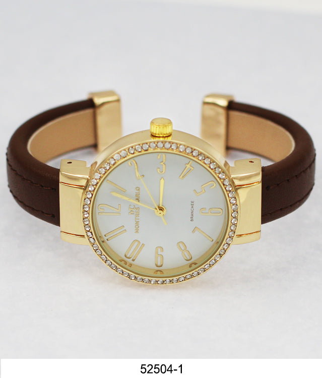 5250 - Reloj con brazalete de cuero