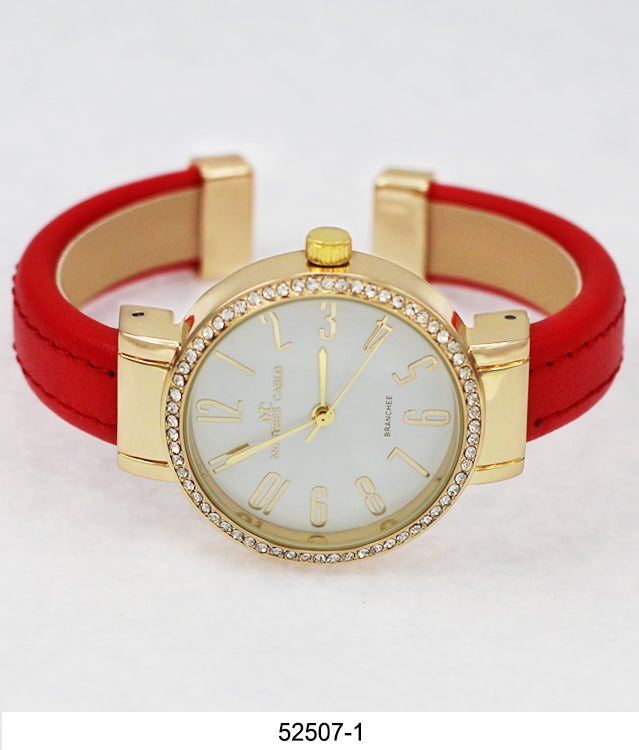 5250 - Reloj con brazalete de cuero