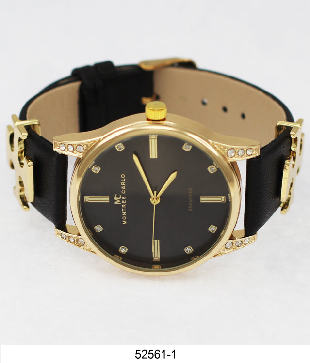 5256 - Reloj con correa de cuero vegano