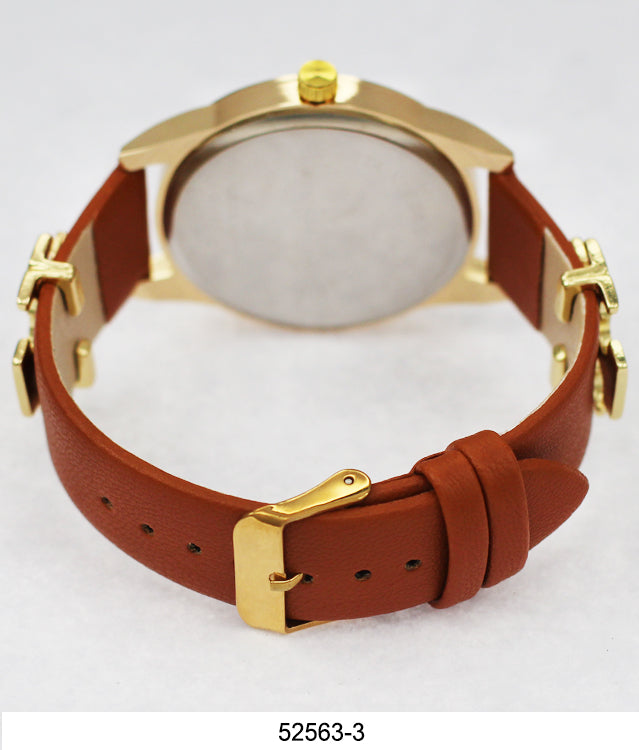 5256 - Reloj con correa de cuero vegano