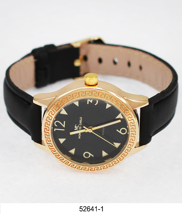 5264 - Reloj con correa de cuero vegano