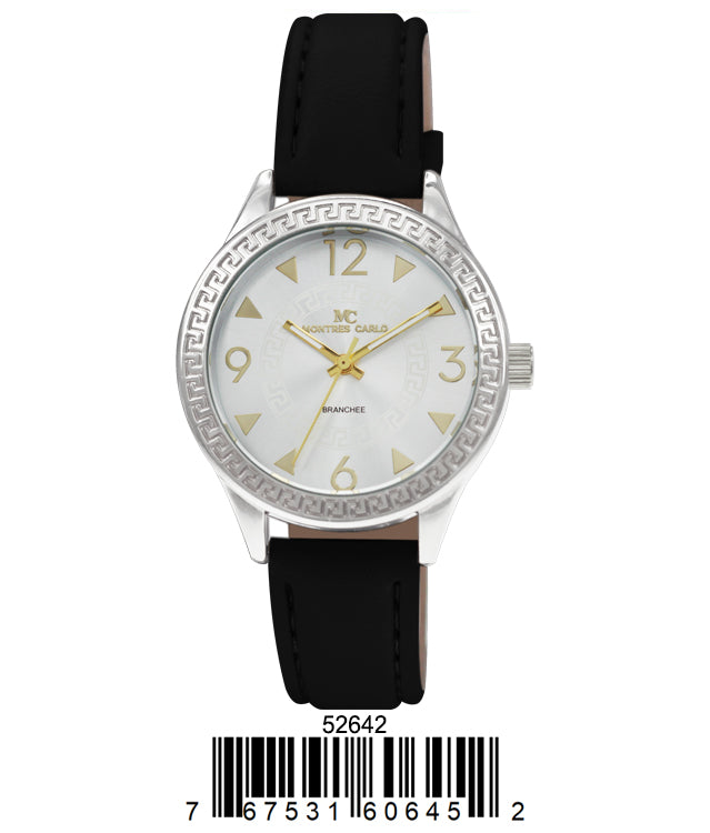 5264 - Reloj con correa de cuero vegano