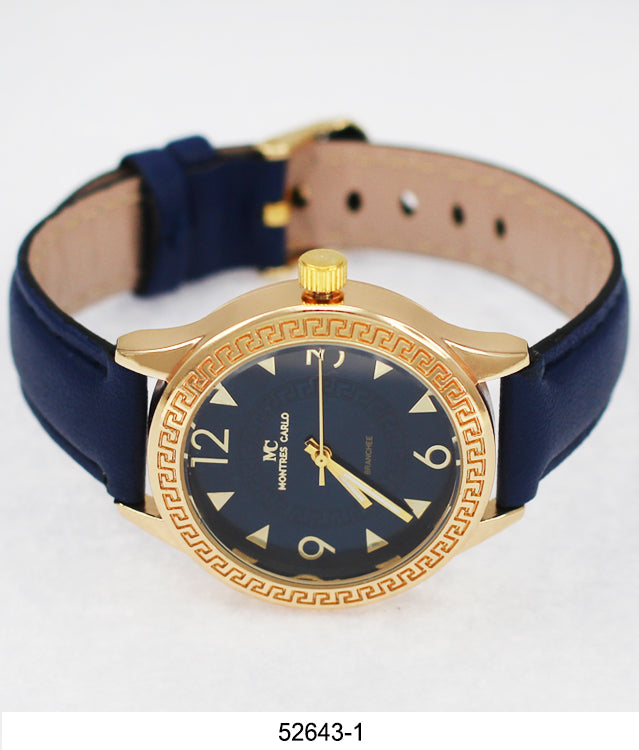 5264 - Reloj con correa de cuero vegano