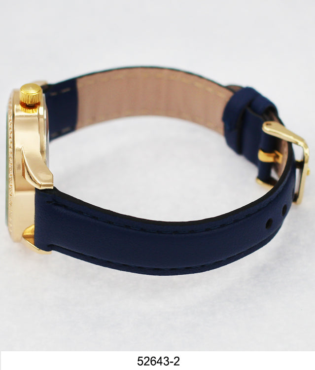 5264 - Reloj con correa de cuero vegano