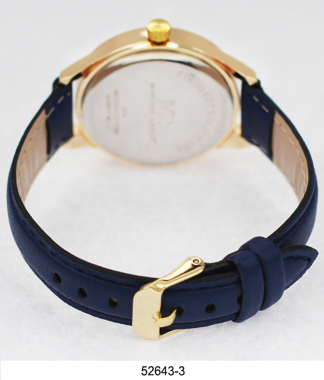 5264 - Reloj con correa de cuero vegano