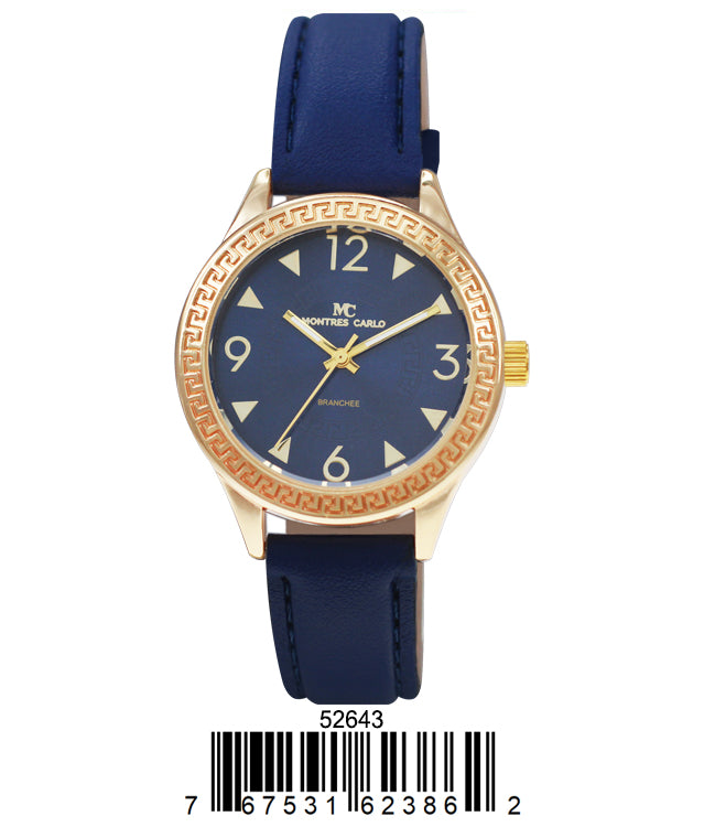 5264 - Reloj con correa de cuero vegano