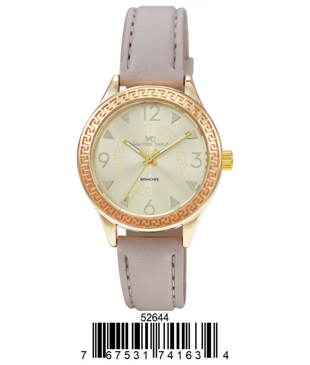 5264 - Reloj con correa de cuero vegano